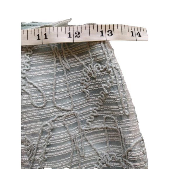 Just One Answer Skirt Womens XS Mini Front Side Slit Embroidered - Picture 4 of 16